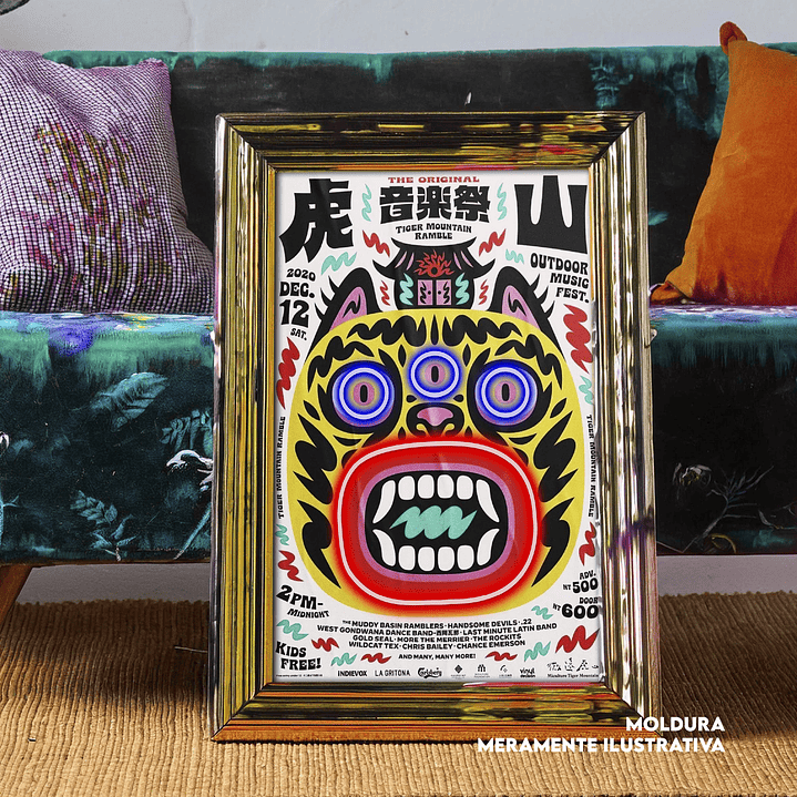 Quadro decorativo neon mulher japão 1