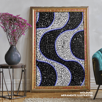 Quadro decorativo neon ipanema