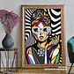 Quadro decorativo neon women vetor - Thumbnail 1