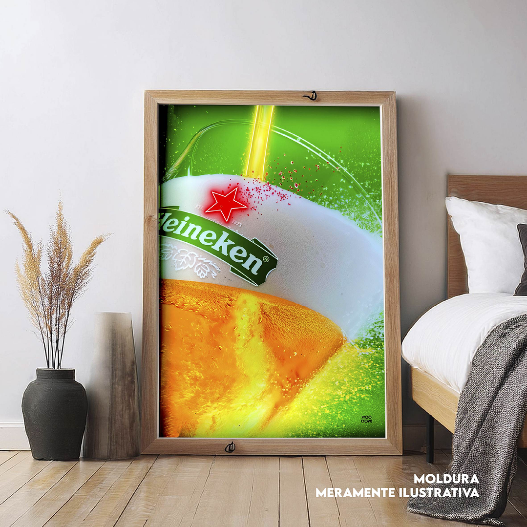 Quadro decorativo neon heineken 1
