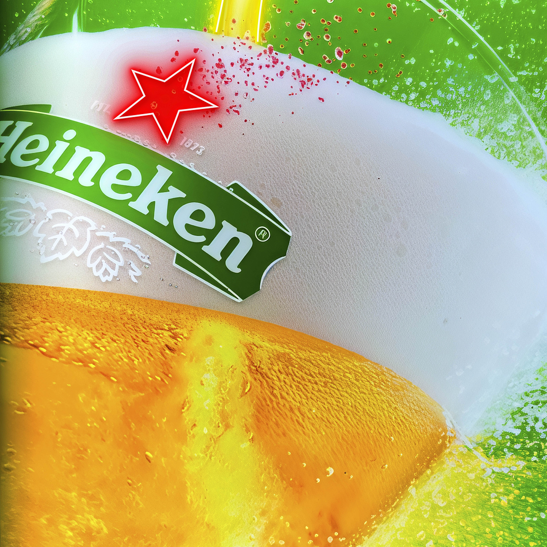 Quadro decorativo neon heineken 2