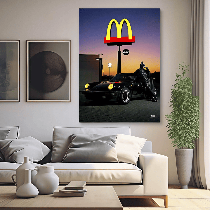 Placa decorativa sem neon Batman 1