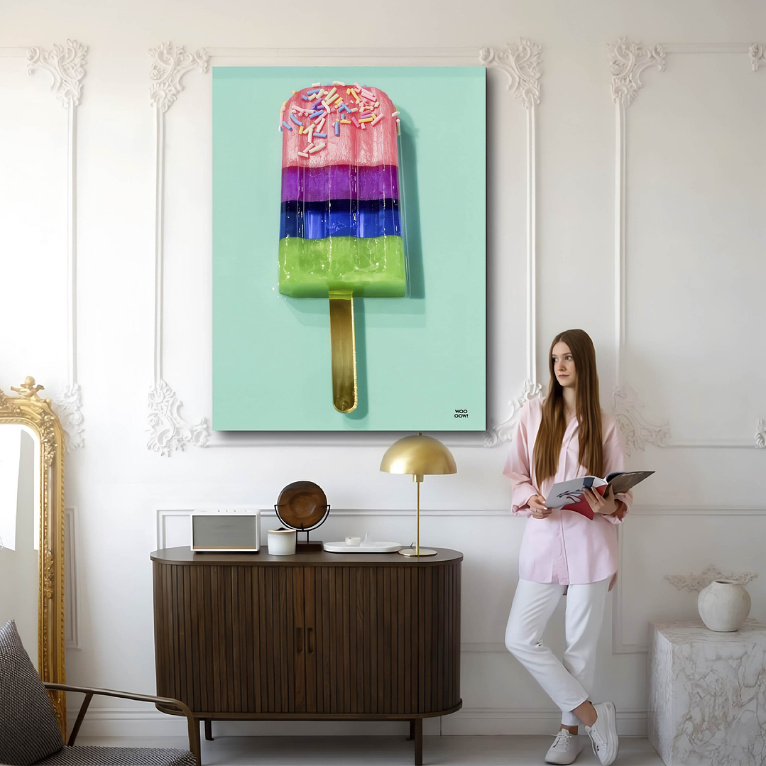 Placa decorativa sem neon picolé 1