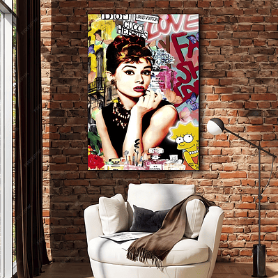 Placa decorativa sem neon maggie simpson