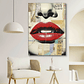 Placa decorativa sem neon lábios - thumbnail 1