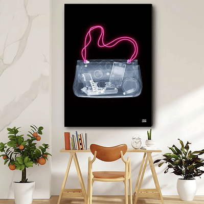 Placa decorativa sem neon mala