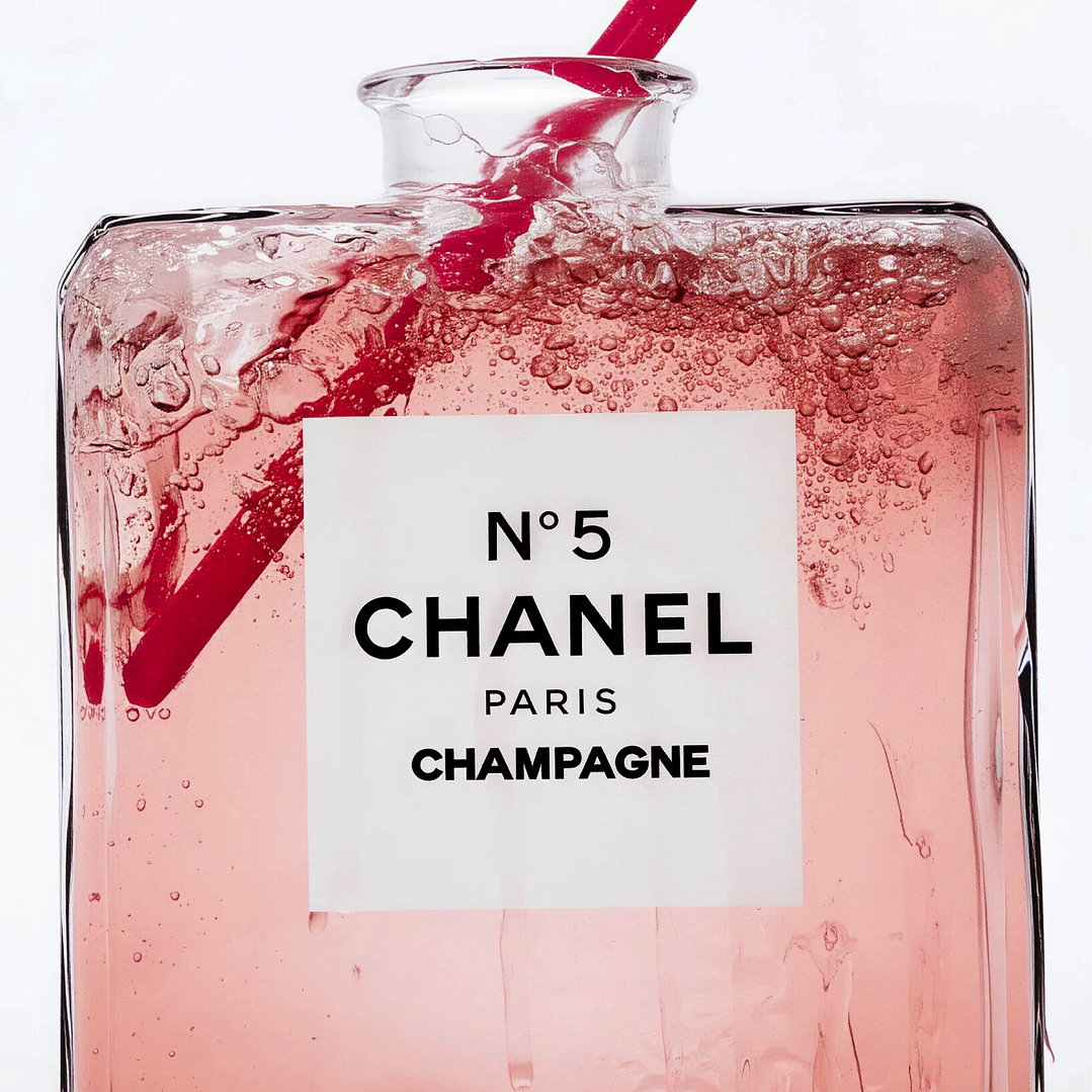 Placa decorativa sem neon chanel 2