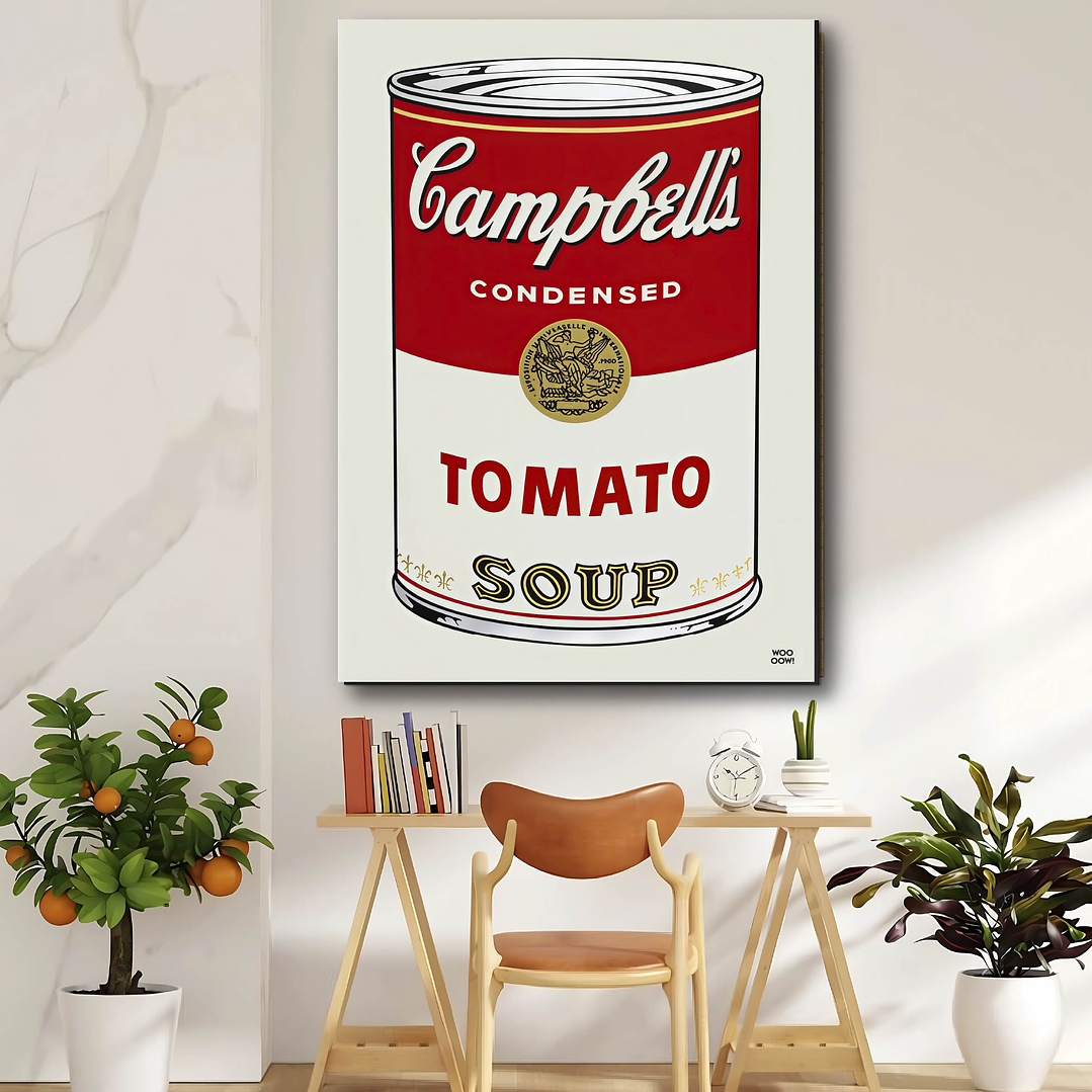 Placa decorativa sem neon campbell´s 1