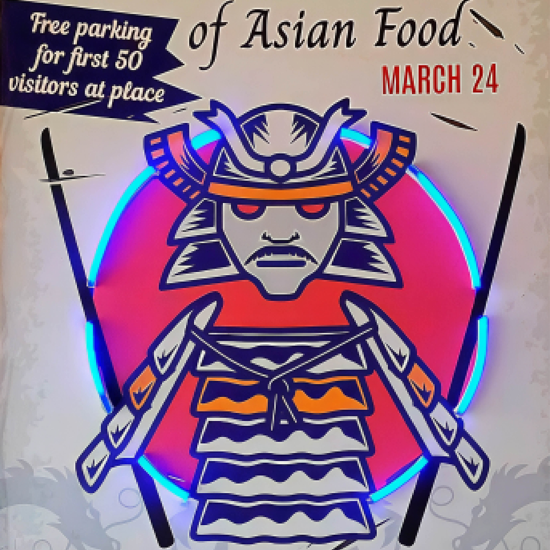 Placa decorativa sem neon japão 2 2