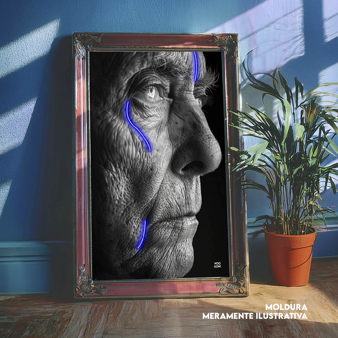 Quadro decorativo neon homem 1