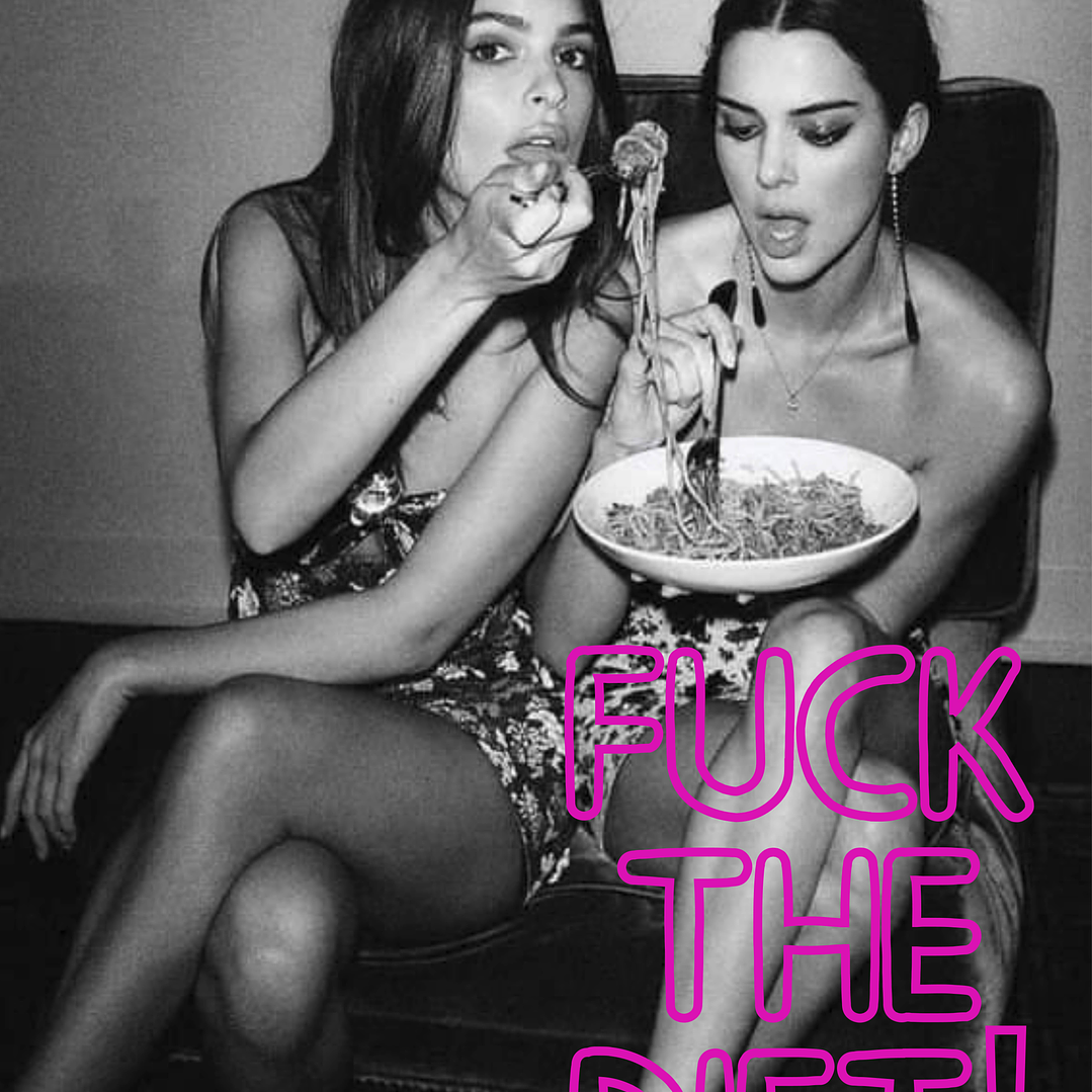 Placa decorativa sem neon diet 2