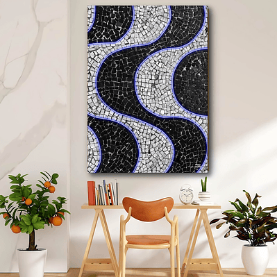 Placa decorativa sem neon ipanema