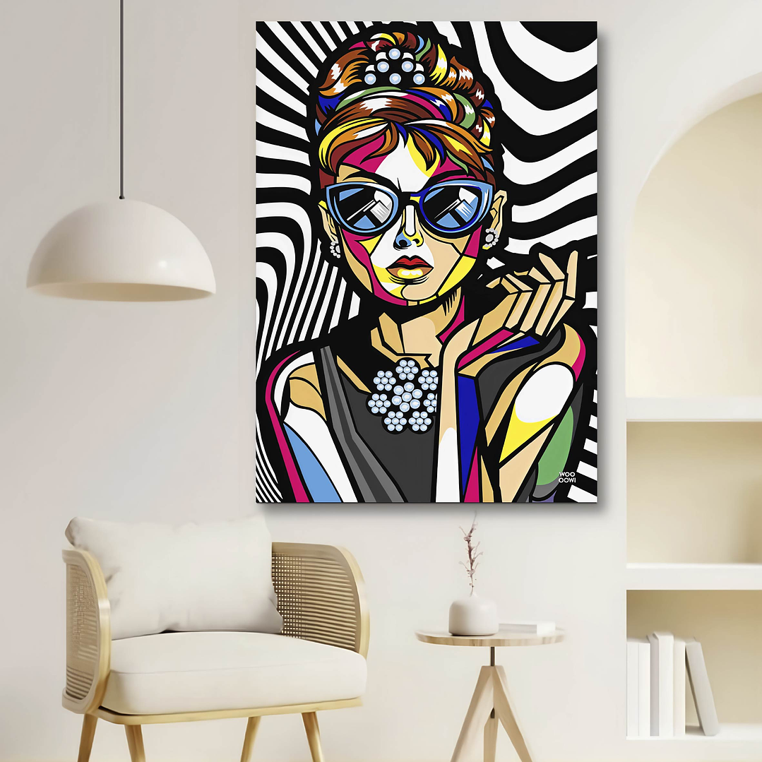 Placa decorativa sem neon women 1