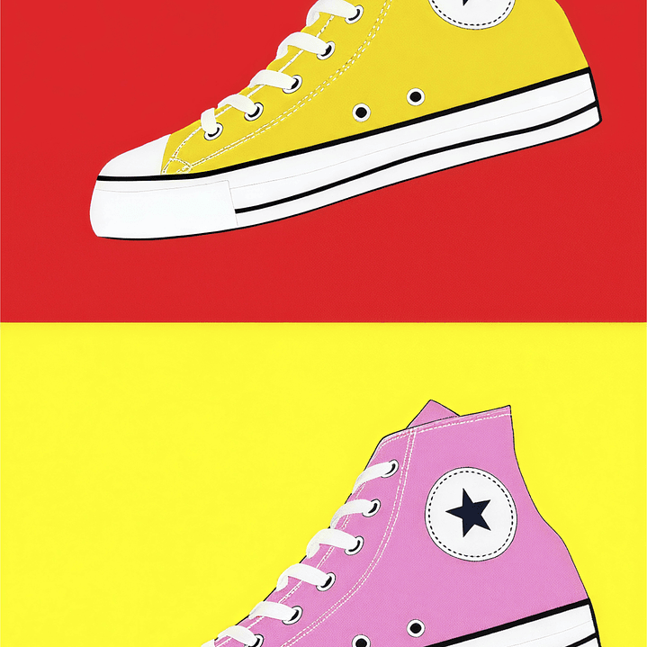 Placa decorativa sem neon converse all star 2