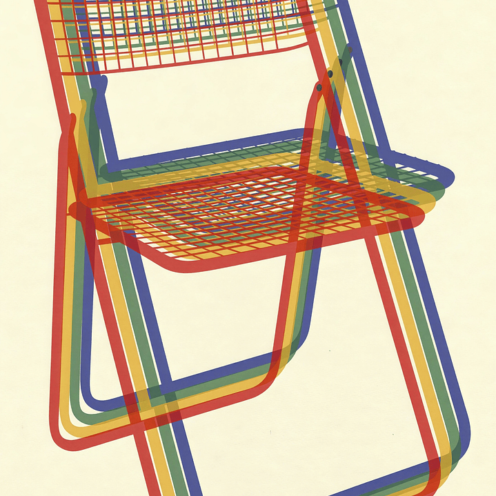 Placa decorativa sem neon cadeira 2