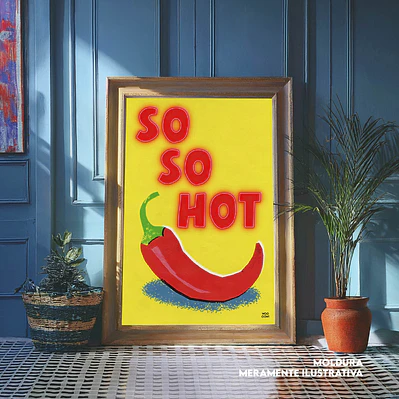 Quadro decorativo so hot