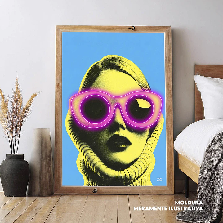 Quadro decorativo neon pop 1