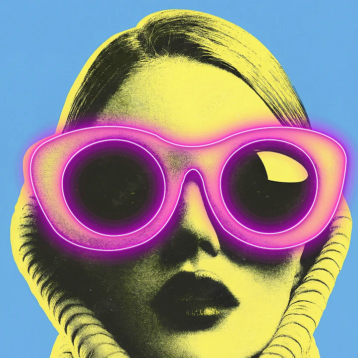 Quadro decorativo neon pop 2