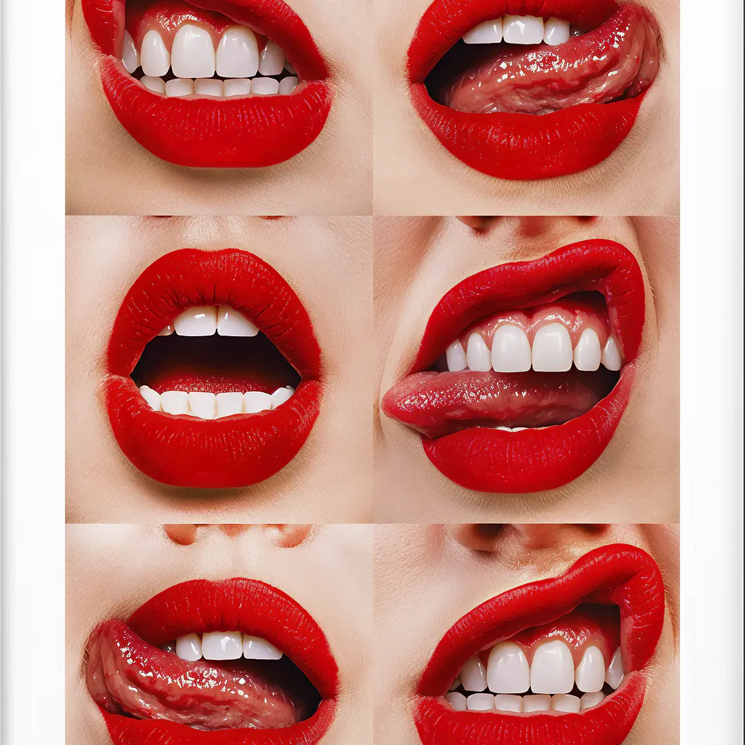 Quadro decorativo bocas 2