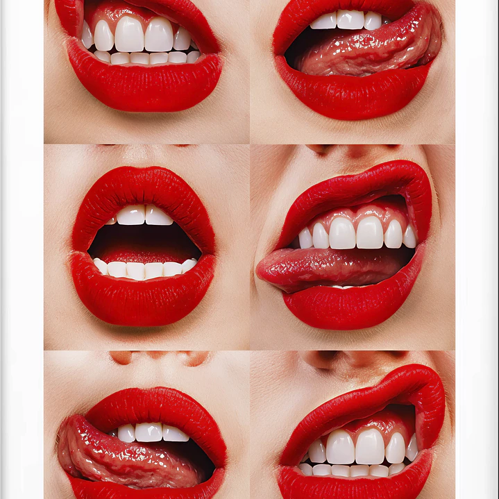 Quadro decorativo bocas 2