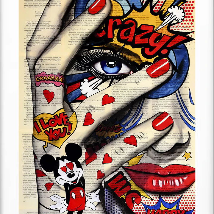 Quadro decorativo crazy 2