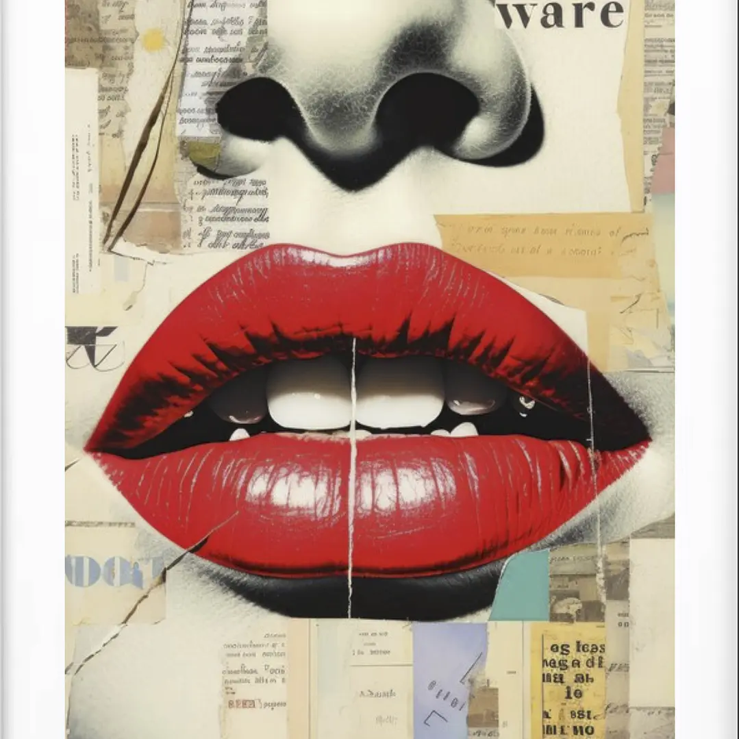 Quadro decorativo lips 2