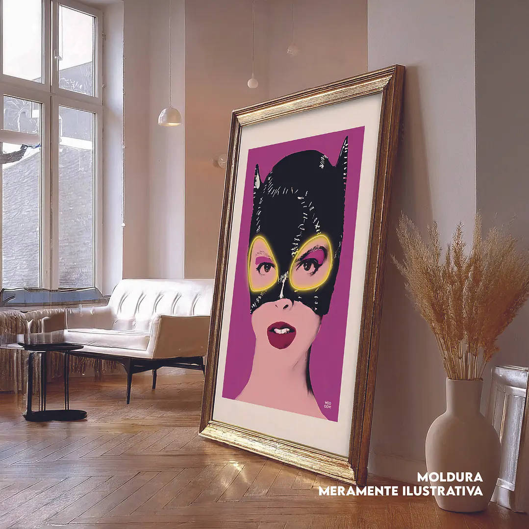 Quadro decorativo cat women 1