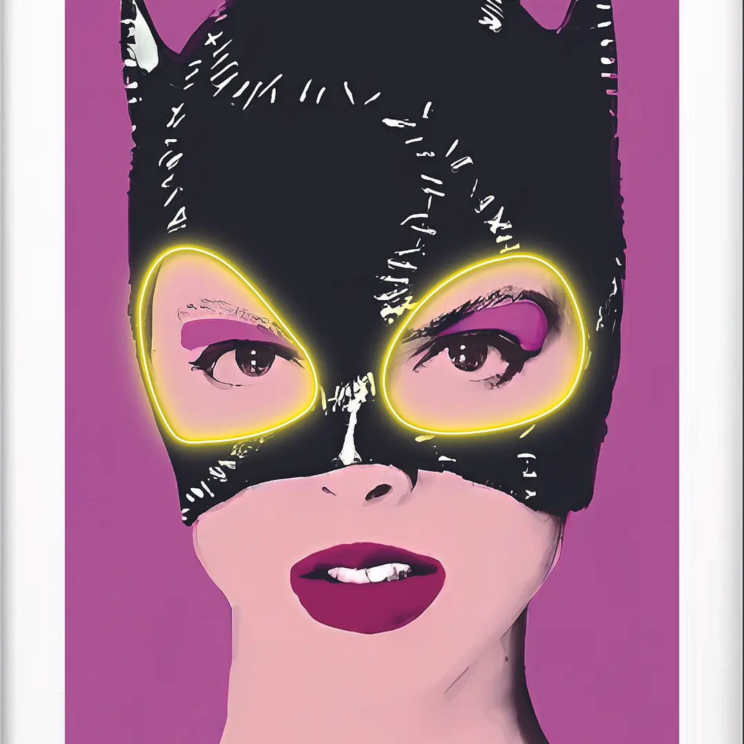 Quadro decorativo cat women 2