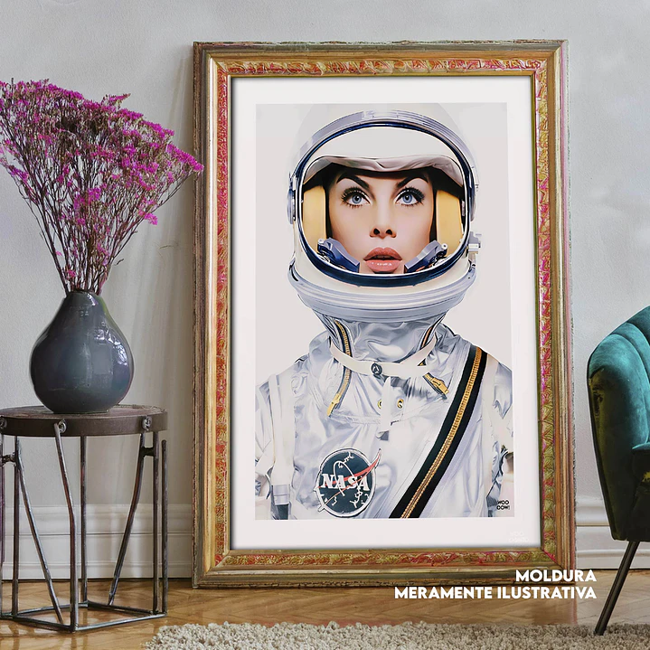 Quadro decorativo Space wWomen 1
