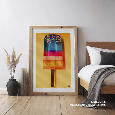 Quadro decorativo gelado 2