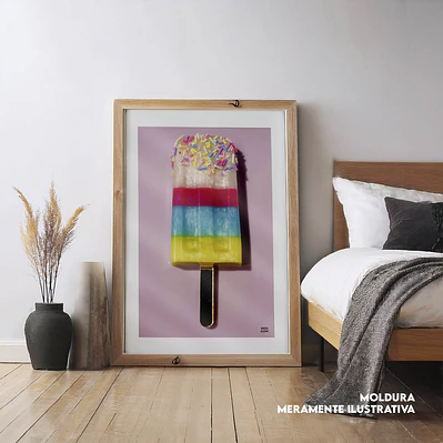 Quadro decorativo gelado 3