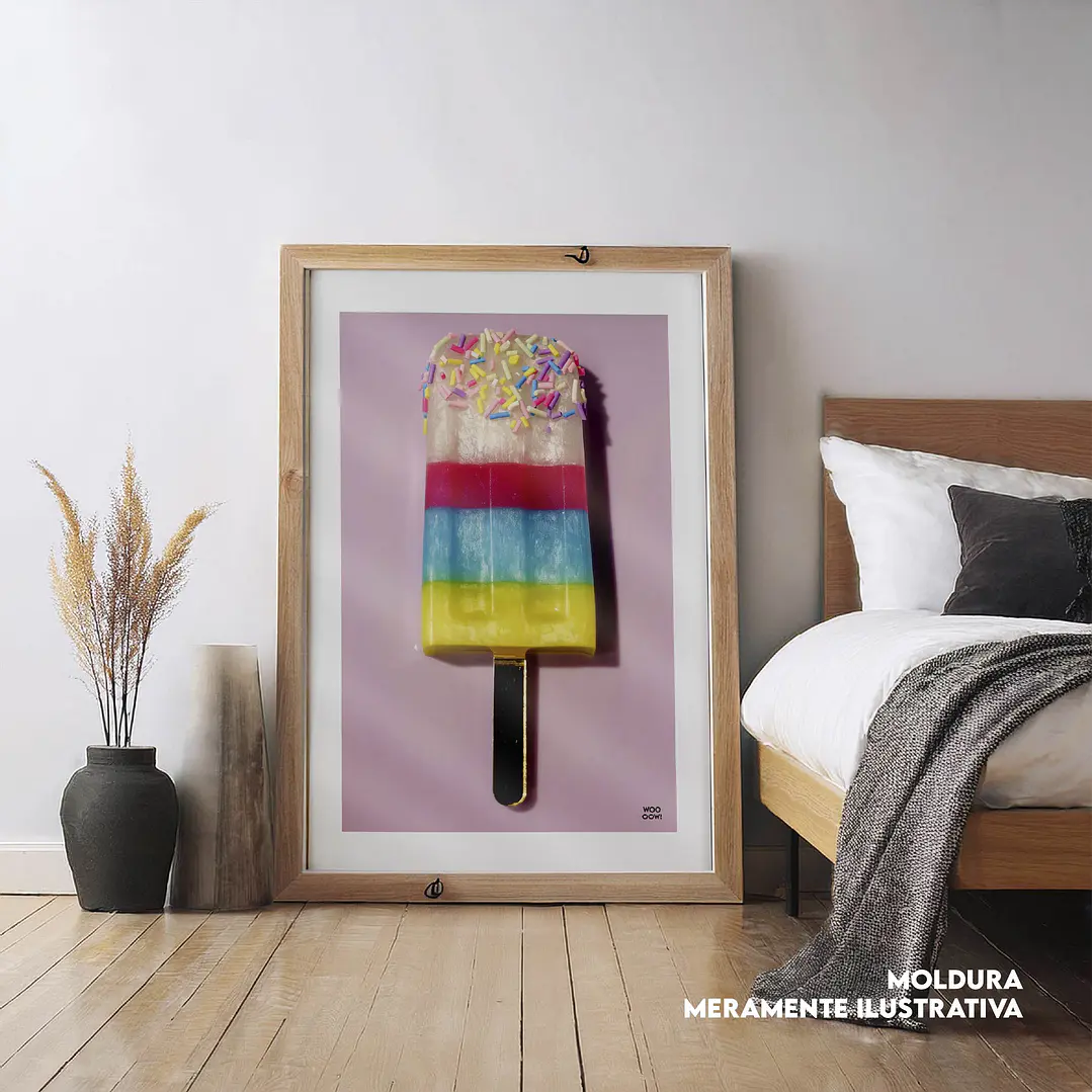 Quadro decorativo gelado 3 1