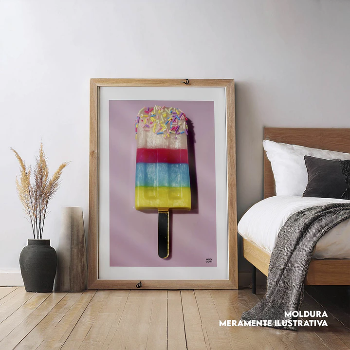 Quadro decorativo gelado 3 1