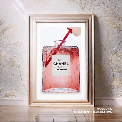 Quadro decorativo chanel