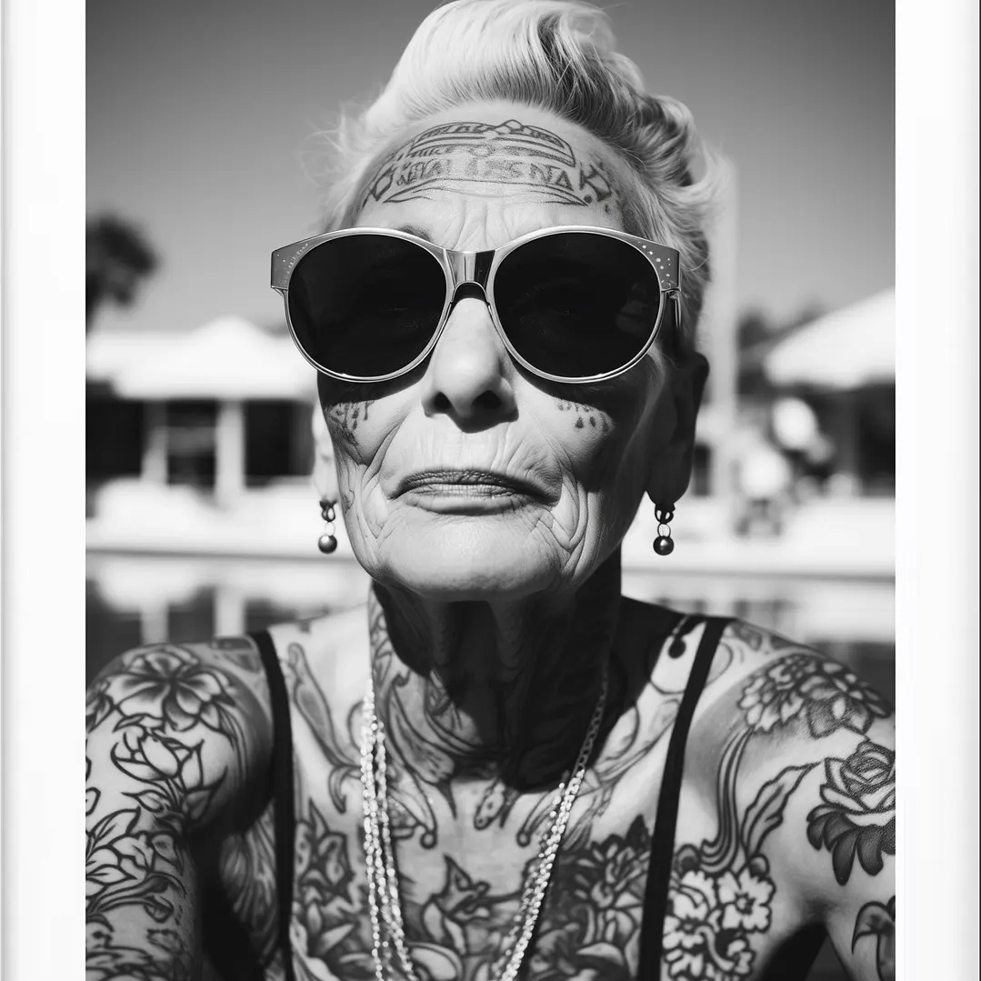 Quadro decorativo old woman 2