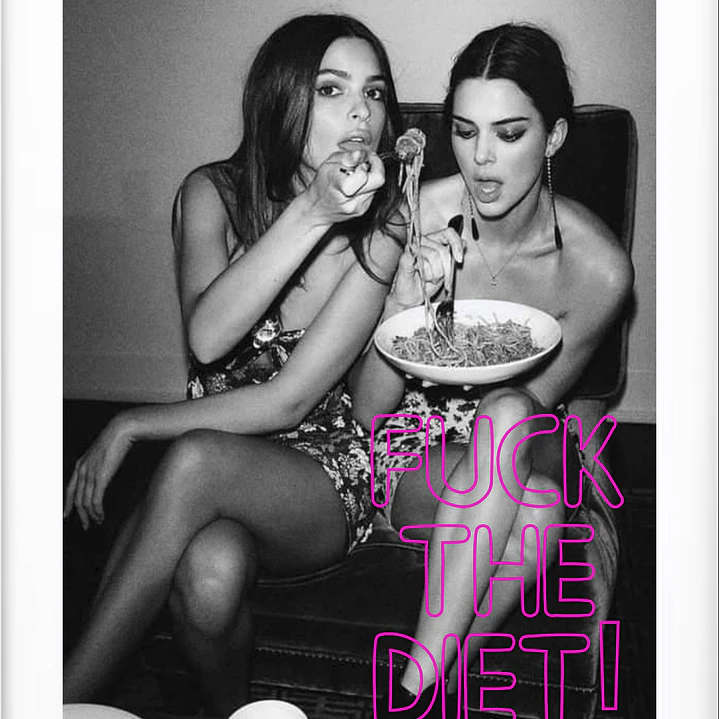 Quadro decorativo diet 2