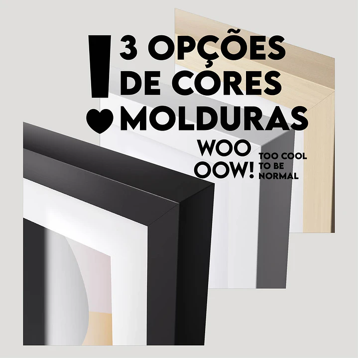 Quadro decorativo calçadão 3