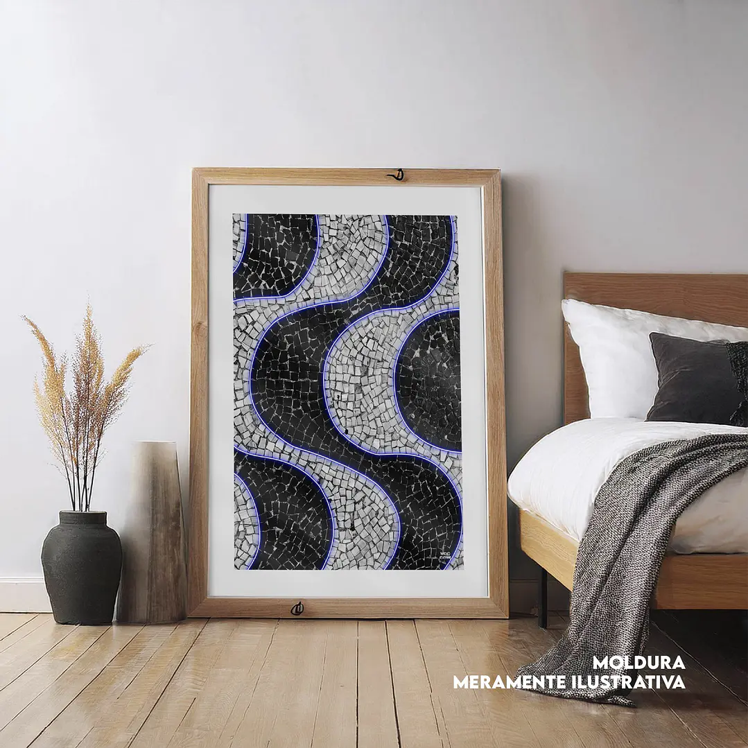 Quadro decorativo calçadão 1