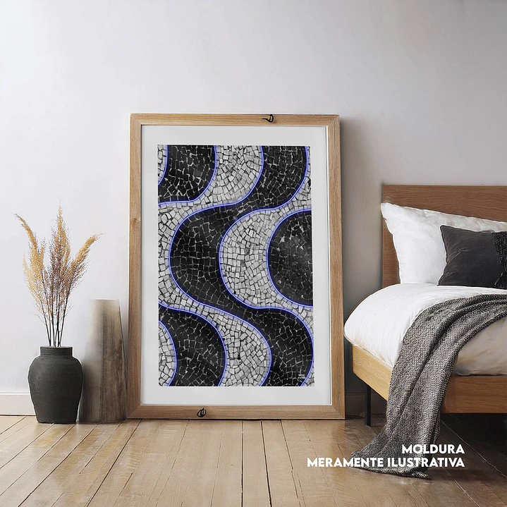 Quadro decorativo calçadão 1