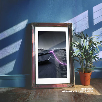 Quadro decorativo barco