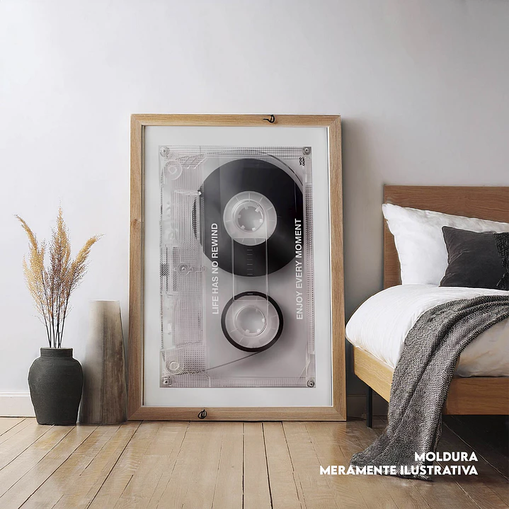 Quadro decorativo cassete 1