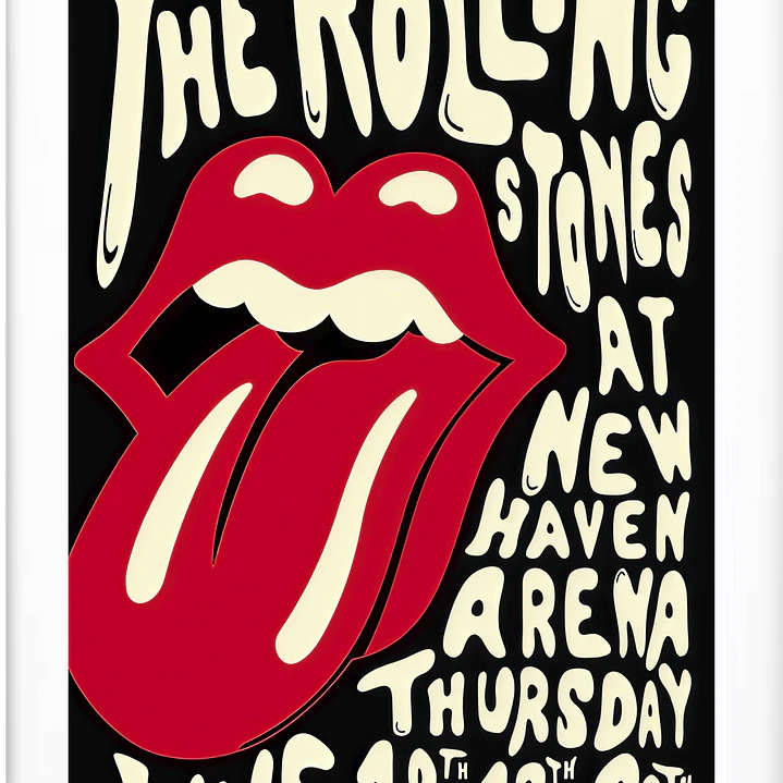 Quadro decorativo Rolling Stones 2