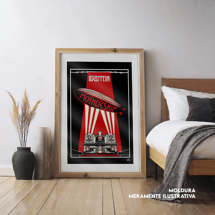 Quadro decorativo Led Zepplin 1