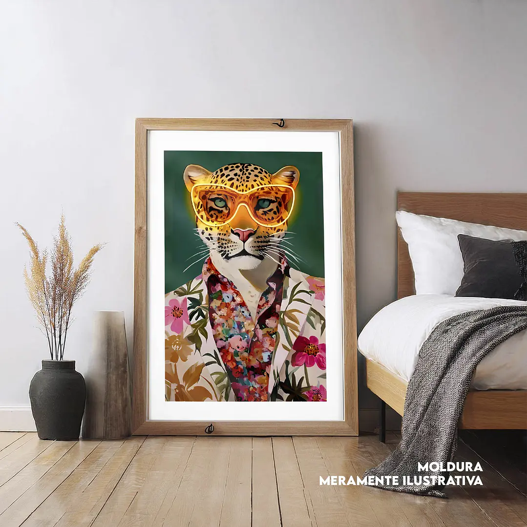 Quadro decorativo Leopardo 1