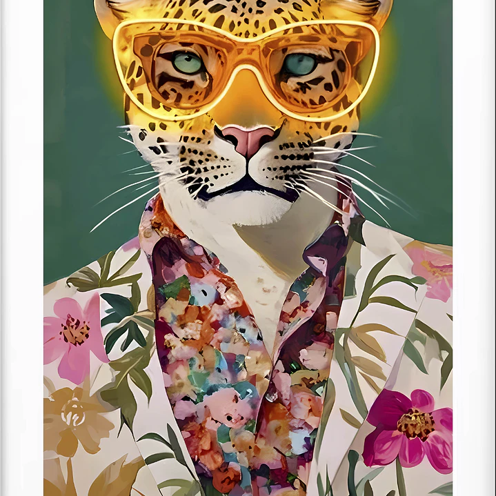 Quadro decorativo Leopardo 2