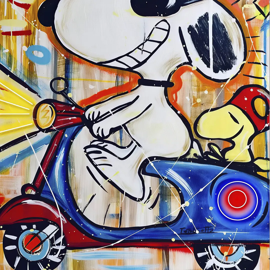 Placa decorativa sem neon Snoppy 2