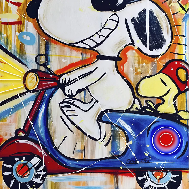 Placa decorativa sem neon Snoppy 2