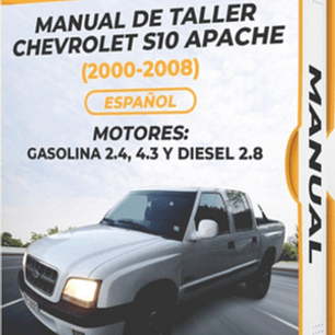 Wiring diagrams  Chevrolet S10 Apache (2000, 2001, 2002, 2003, 2004, 2005, 2006, 2007, 2008) GASOLINA 2.4, 4.3 Y DIESEL 2.8 Español