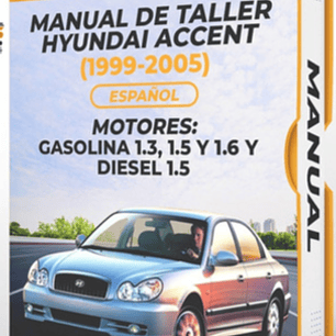 Wiring diagrams  Hyundai Accent (1999, 2000, 2001, 2002, 2003, 2004, 2005) GASOLINA 1.3, 1.5 Y 1.6 Y DIESEL 1.5 Español