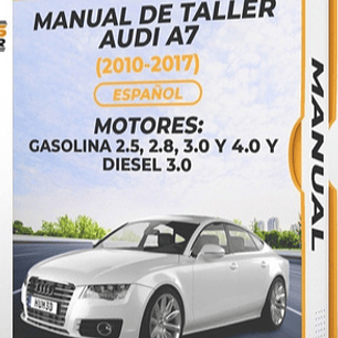 Wiring diagrams  Audi A7 ( 2010, 2011, 2012, 2013, 2014, 2015, 2016, 2017)GASOLINA 2.5, 2.8, 3.0 Y 4.0 Y DIESEL 3.0 Español